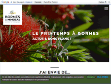 Tablet Screenshot of bormeslesmimosas.com
